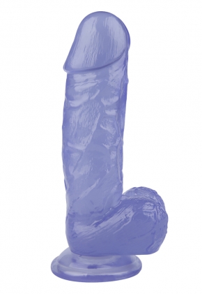 23CM Gereki Mor Dildo Penis